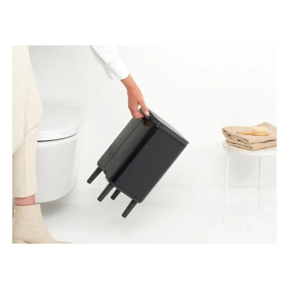Clearance Brabantia Bo waste bin high 7 L, Matte Black