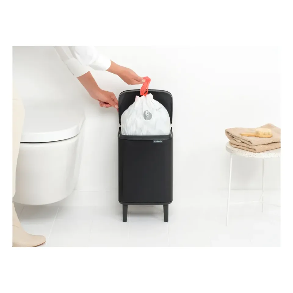 Clearance Brabantia Bo waste bin high 7 L, Matte Black