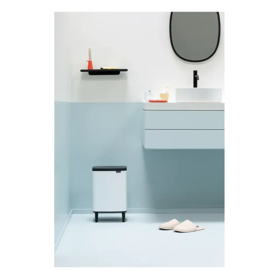 Sale Brabantia Bo waste bin high 12 L, White