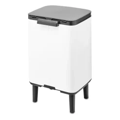 Pedal Bins|Pedal Bins^Brabantia Bo waste bin high 7 L, White