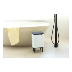 Pedal Bins|Pedal Bins^Brabantia Bo waste bin high 7 L, White