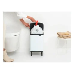 Pedal Bins|Pedal Bins^Brabantia Bo waste bin high 7 L, White