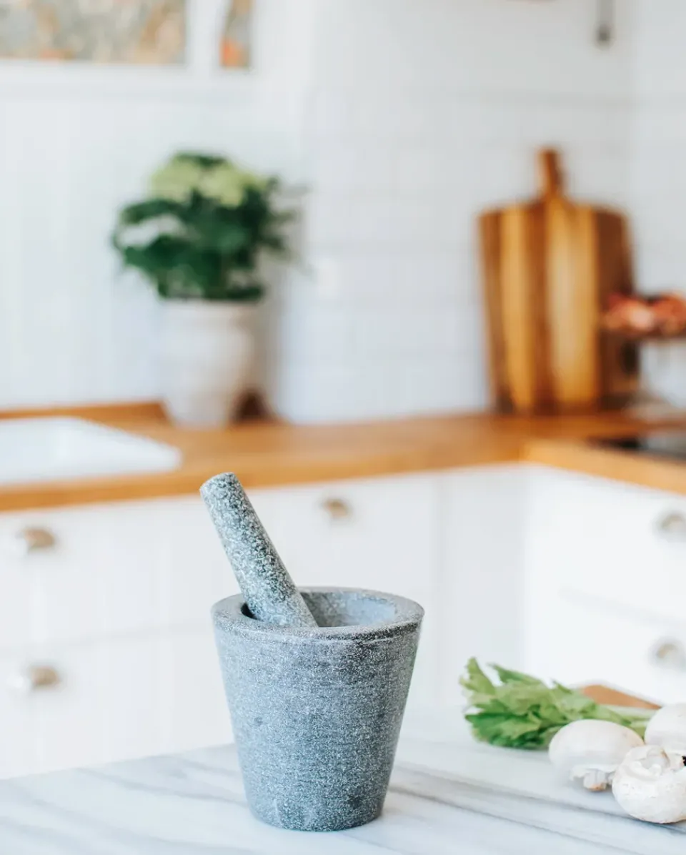 Clearance Dorre Boda mortar Ø14 cm, Granite BlackGrey