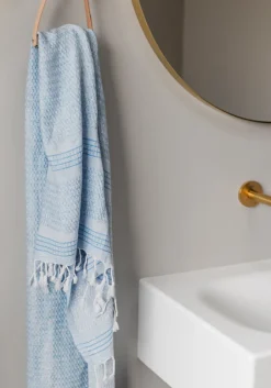 Bath Sheets|Towels^Mette Ditmer Bodrum bath towel, Light Blue
