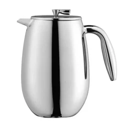 Coffee Presses & Makers^Bodum Columbia coffee press shiny, 12 cups Silver-coloured