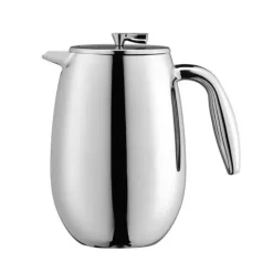 Coffee Presses & Makers^Bodum Columbia coffee press shiny, 8 cups Silver-coloured