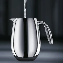 Coffee Presses & Makers^Bodum Columbia coffee press shiny, 8 cups Silver-coloured