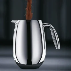 Coffee Presses & Makers^Bodum Columbia coffee press shiny, 8 cups Silver-coloured