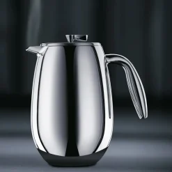 Coffee Presses & Makers^Bodum Columbia coffee press shiny, 8 cups Silver-coloured
