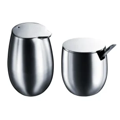 Sugar Bowls^Bodum Columbia sugar & creamer set, shiny Silver-coloured