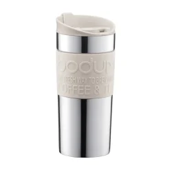 Best Bodum travel mug 35 cl stainless steel, Off White