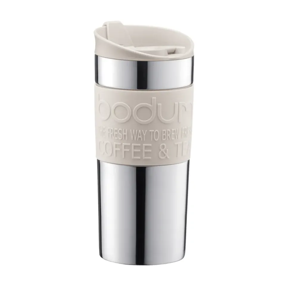 Best Bodum travel mug 35 cl stainless steel, Off White