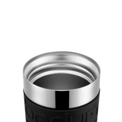 Outlet Bodum Travel press mug chrome, Black