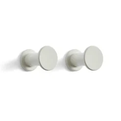 Best HAY Bolt hook 2-pack Ø2.8 cm, Light Grey