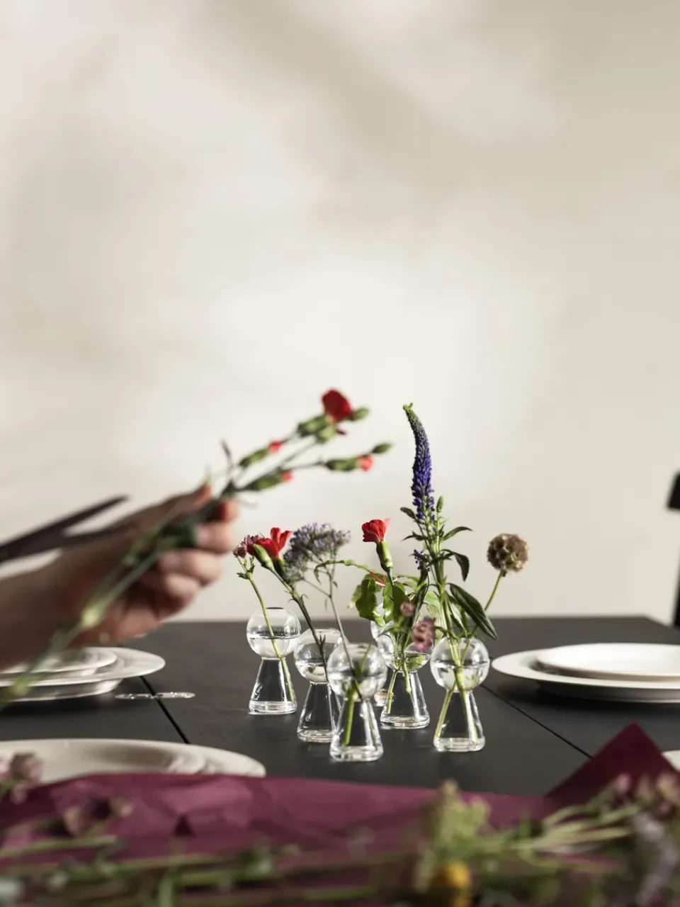 New Design House Stockholm Bon Bon vase mini 8.7 cm, Clear Transparent