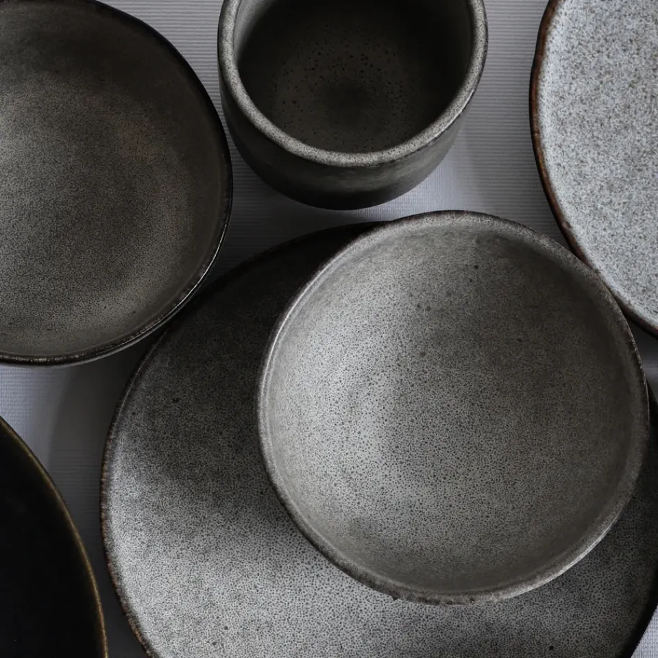 Breakfast Bowls^Tell Me More Bon bowl mini Ø11 cm, Stone goods Grey