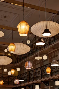 Lampshades^HAY Bonbon Shade lamp shade Ø32 cm, melange Yellow