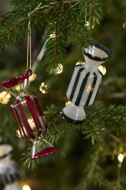 Christmas Decorations^Scandi Living Bonbons Christmas tree bauble 6-pack, Green