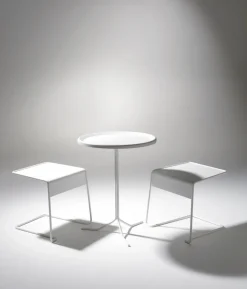 Table For Outdoor Use|Outdoor Lounge Furniture^SMD Design Bong table Ø40x72 cm, White