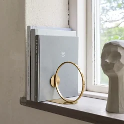 Decorative Accessories^Cooee Design Book Ring book rest 15 cm, brass Gold-coloured