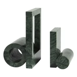 Decorative Accessories^Woud Booknd book support marble, Green