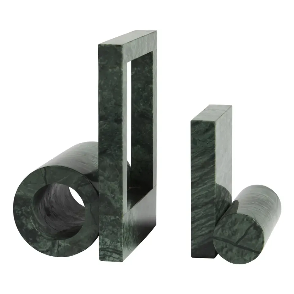 Decorative Accessories^Woud Booknd book support marble, Green