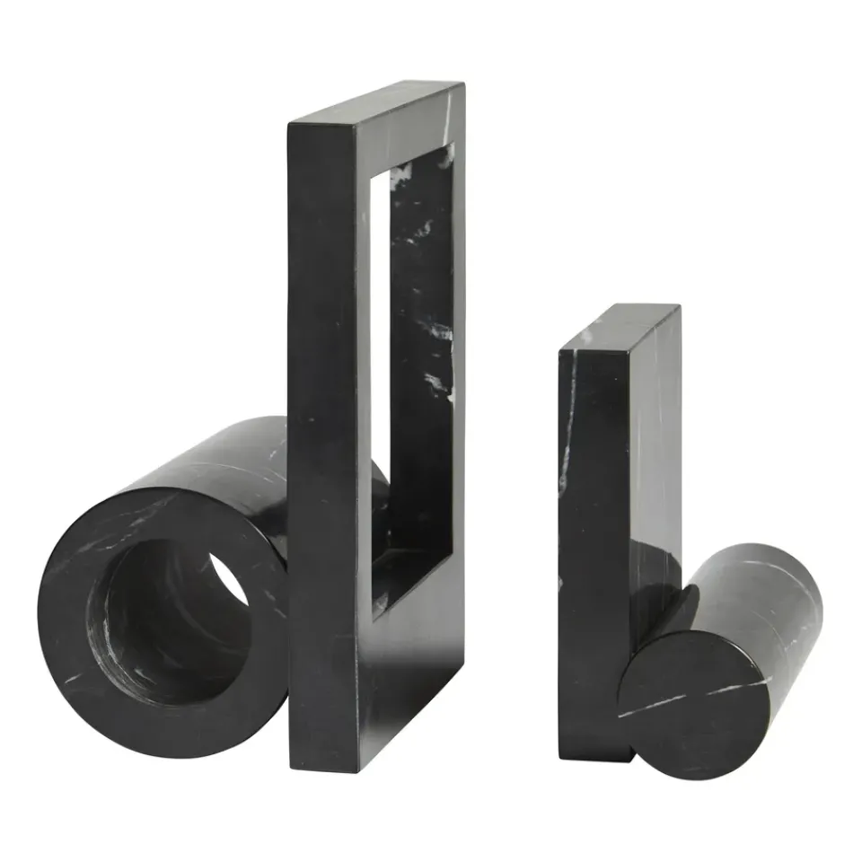 Decorative Accessories^Woud Booknd book support marble, Black