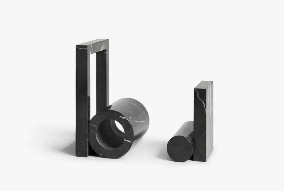 Decorative Accessories^Woud Booknd book support marble, Black