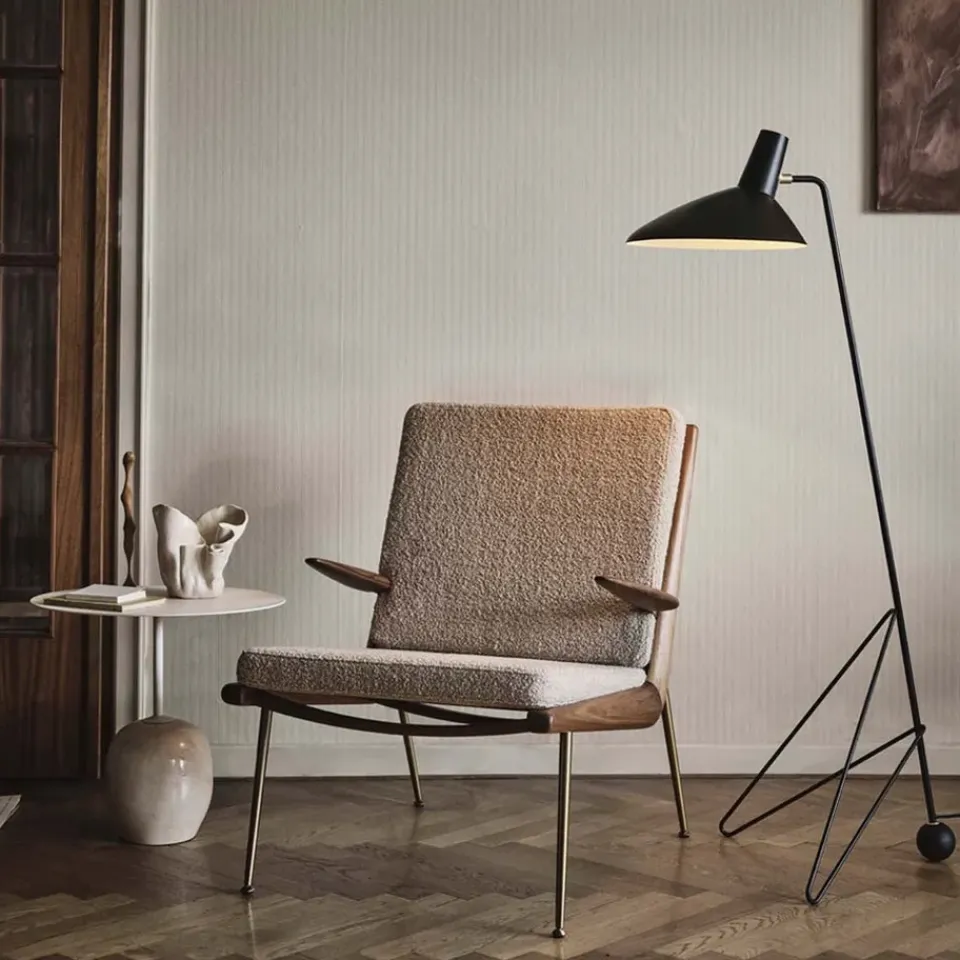 Armchairs & Footstools^&Tradition Boomerang HM2 armchair, Karakorum 003 , white-oiled oak Beige