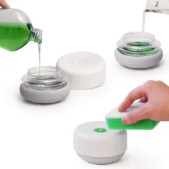 Best Bosign dish soap pump, marble-coloured Grey