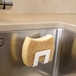 Other Washing & Cleaning Accessories^Bosign holder for dish sponge with suction cup, White