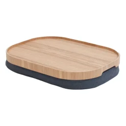 Bosign Knee tray curveline large 34x47 cm, willow Brown