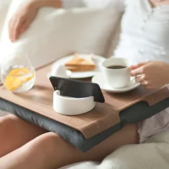 Online Bosign lap tray, -wallnut Grey
