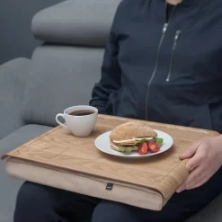Trays^Bosign lap tray, sand-willow wood Beige