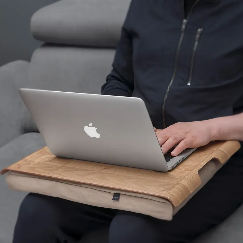 Trays^Bosign lap tray, sand-willow wood Beige