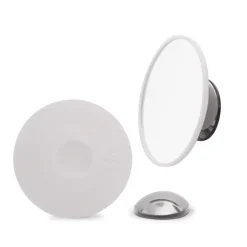 New Bosign mirror 5 x magnification, white Silver-colouredWhite