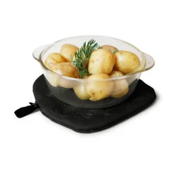 Oven Mitts, Gloves & Pot Holders^Bosign non-slip potholder with pocket, Black
