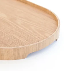 Best Bosign serving tray curveline medium 26x39 cm, willow Brown