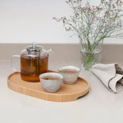 Best Bosign serving tray curveline medium 26x39 cm, willow Brown