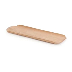 New Bosign wooden tray leaf, willow Brown