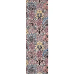 Sale Almedahls Botanic Gardern runner 45x150 cm, Pink brown MultiPink