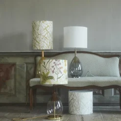 Outlet EBB & FLOW Botanical lamp shade table Ø 35 cm, White