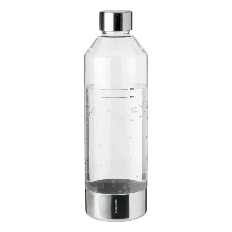 Soda Makers^Stelton Bottle for carbonator 1,15 l, Steel Silver-coloured