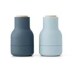 Outlet Audo Copenhagen Bottle Grinder spice mill - small 2-pack, s-beech Blue