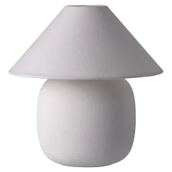 Clearance Scandi Living Boulder lamp base 18.2 cm, White