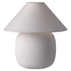 Clearance Scandi Living Boulder lamp base 18.2 cm, White