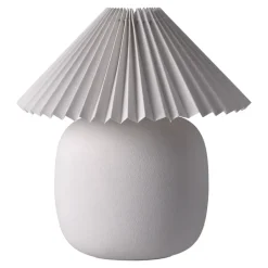 Window Lights|Desk & Table Lamps^Scandi Living Boulder lamp base 18.2 cm, White
