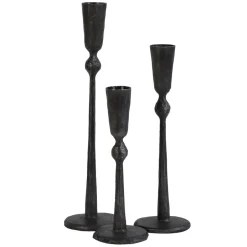 Hot Tell Me More Boule candle sticks , Large Black