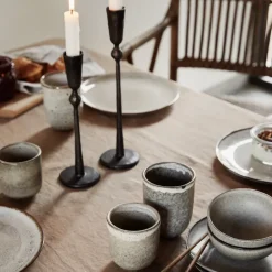 Hot Tell Me More Boule candle sticks , Large Black