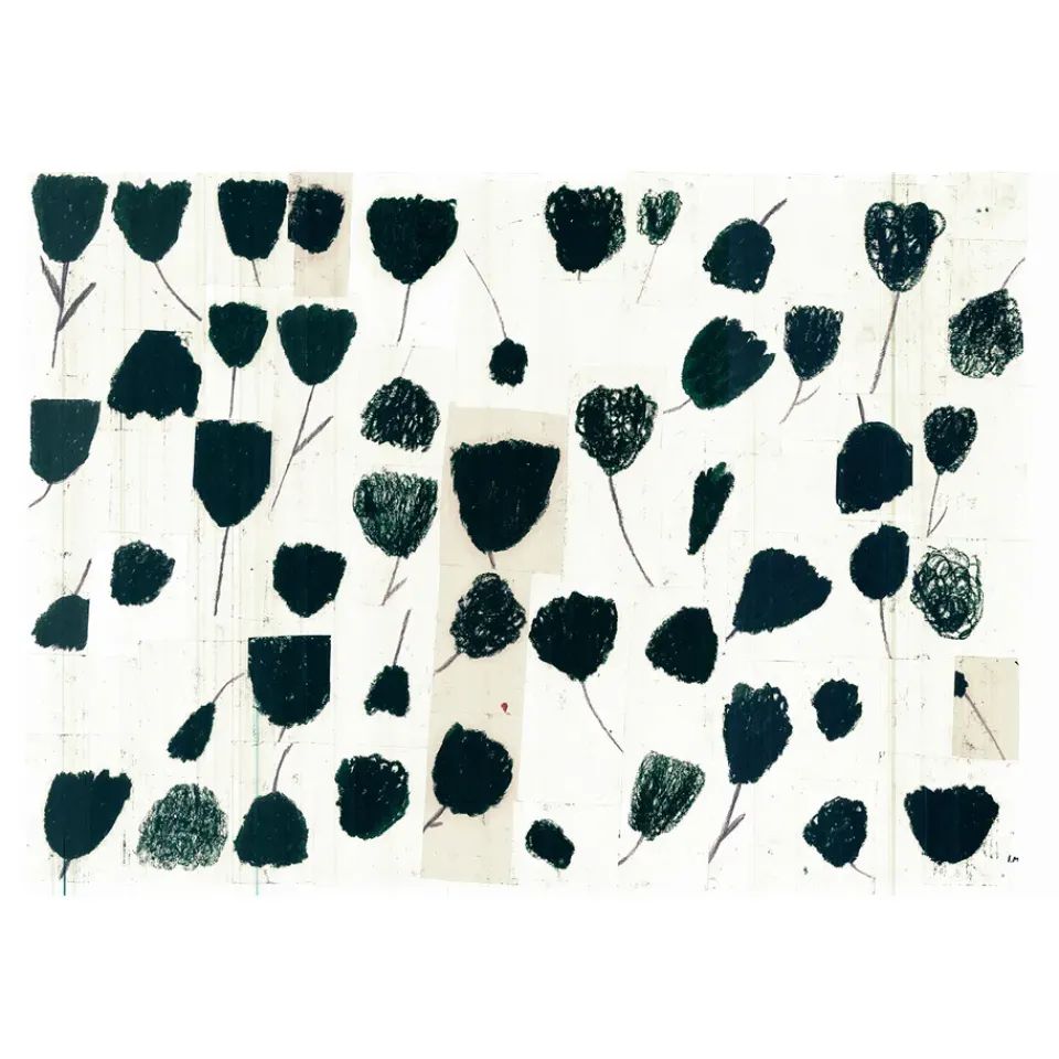 Best Fine Little Day Bouquet poster, 50x70 cm Black